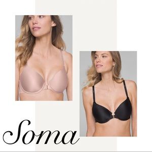 36DD SOMA 2BRA BUNDLE Vanishing 360 Unlined Front